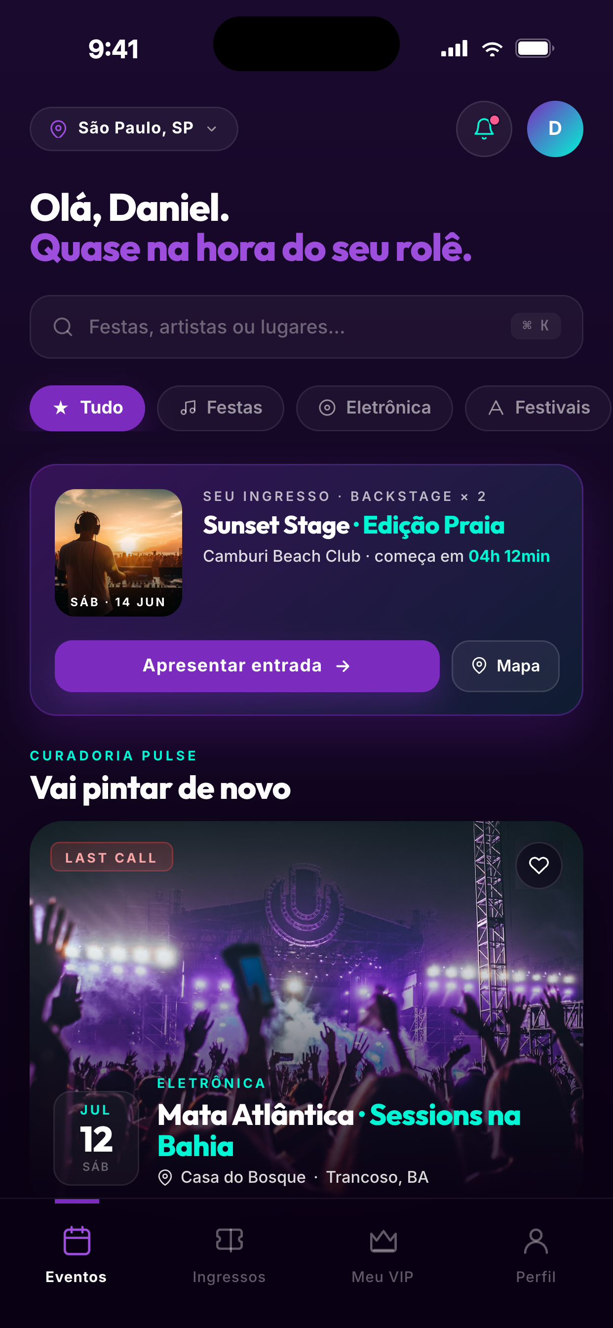 Pulse — Esta noite